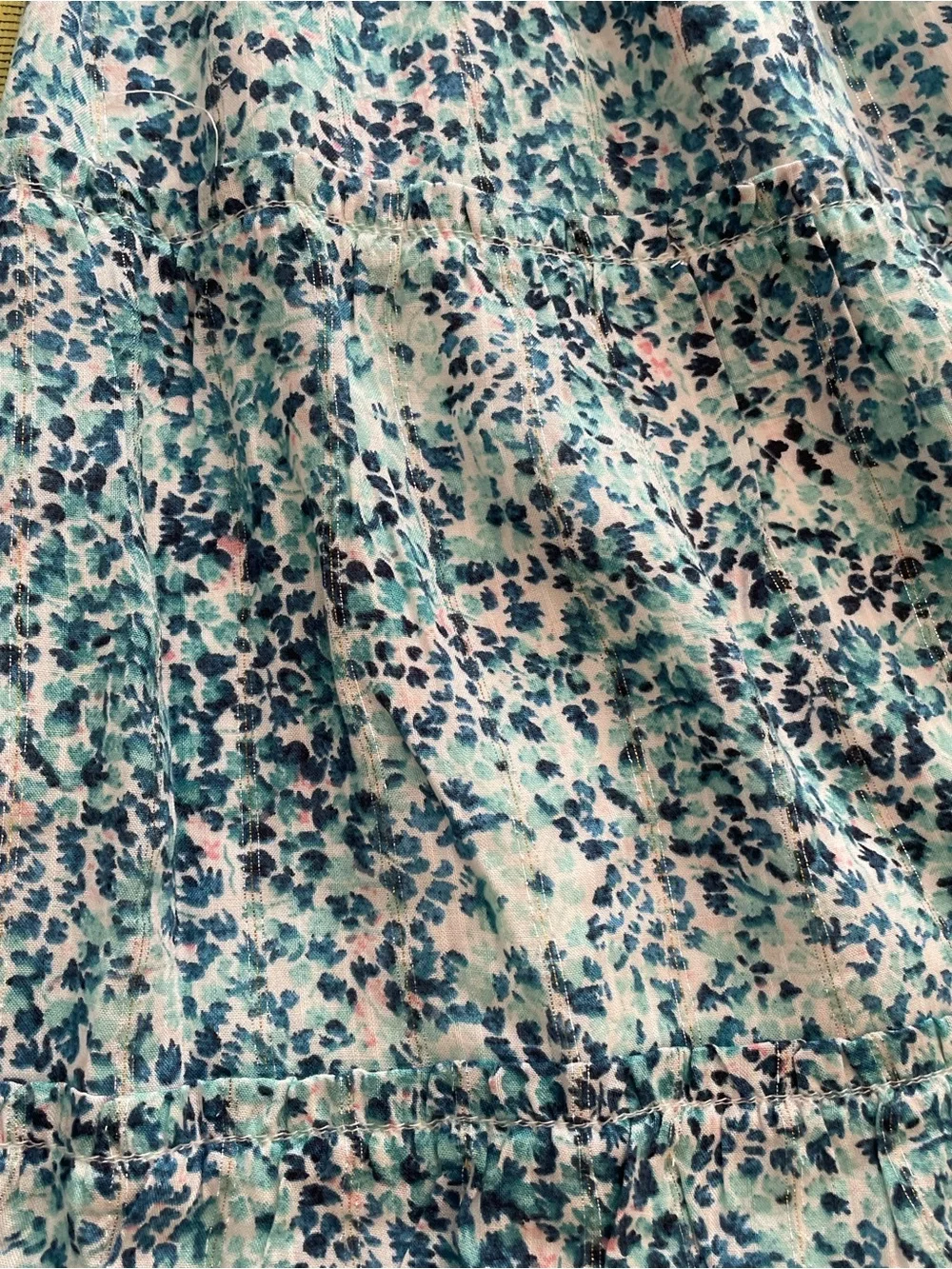 Loft floral ruffle mini skirt - Picture 5 of 7